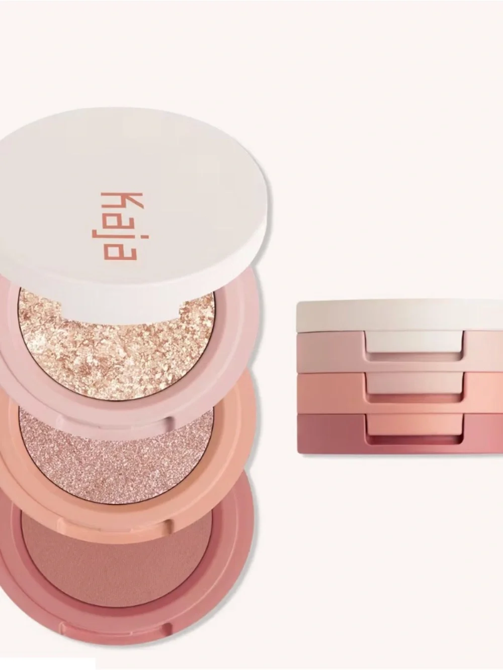 Kaja Beauty Bento Bouncy Chrome Trio - Peach Madeline